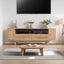 Yugen Modern Light Mango Wood TV Stand With Storage