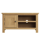 Maxwell Classic Oak Wood TV Stand With Storage