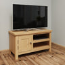 Maxwell Classic Oak Wood TV Stand With Storage