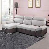 Modern-Light-_-Dark-Grey-3-Seater-Fabric-Corner-Sofa-Bed-260cm