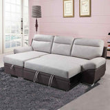 Modern-Light-_-Dark-Grey-3-Seater-Fabric-Corner-Sofa-Bed-260cm