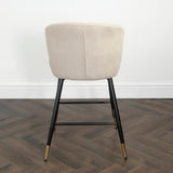 Modern-Luxury-Cream-Velvet-Bar-Stool-With-Black-Metal-Legs-With-Gold-Tips