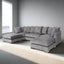 Modern-Mottled-Grey-Cotton-Fabric-5-Seater-U-Shaped-Sofa-With-2-Ottomans-335cm