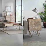 Modern-Natural-Wood-Matching-Coffee-Table-_-Side-Table-With-Storage-Gold-Legs