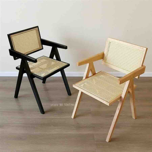 Modern-Natural-Dark-Wooden-Rattan-Dining-Chair-Set-of-2