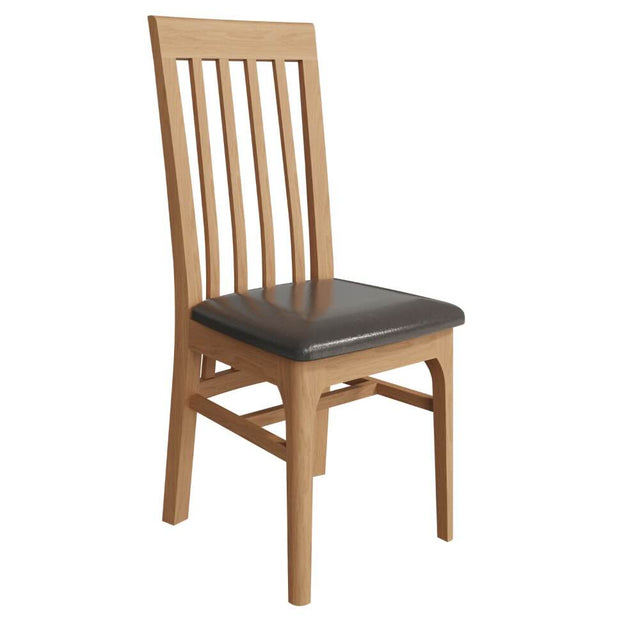 Modern-Oak-Wood-Dining-Chair-With-Black-Leather-Seat-Set-of-2