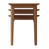 Monroe Modern Scandinavian Style Oak Wood Nesting Side Tables Set of 3