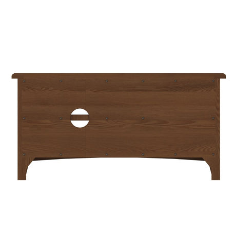 Jameson Classic Oak Wood TV Stand With Storage