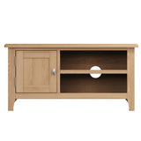 Jameson Classic Oak Wood TV Stand With Storage