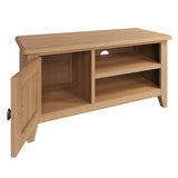 Jameson Classic Oak Wood TV Stand With Storage