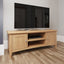 Jameson Classic Oak Wood Large TV Stand With Storage