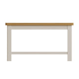 Oliver Rustic Rectangular Oak Wood Coffee Table With Shelf 80m