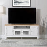 Alexandra Classic Oak Wood Large TV Stand With Storage