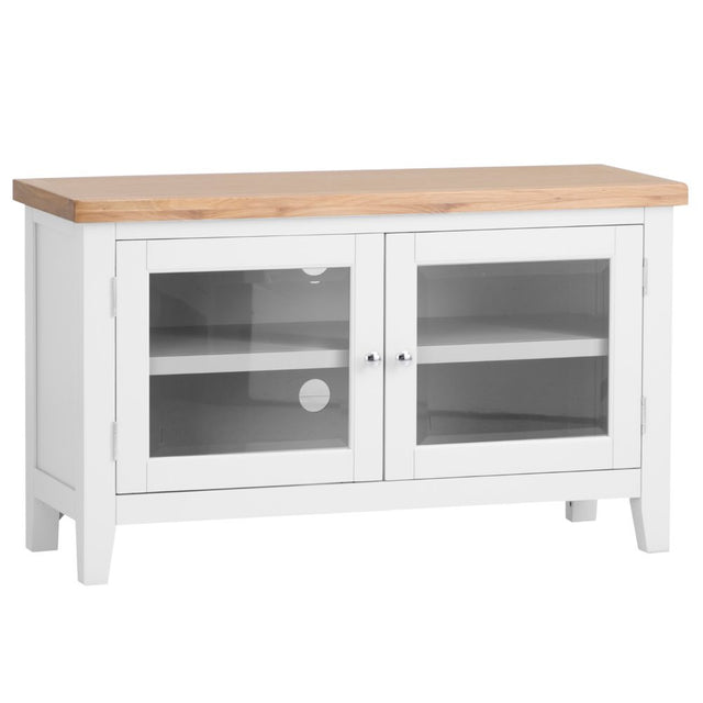 Alexandra Classic Oak Wood TV Stand With Storage