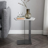 Modern-Oblong-Square-Side-Table-With-White-Marble-Sintered-Stone-Top-and-Black-Metal-Base