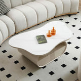 Modern-Sculptural-White-Marble-Sintered-Stone-Coffee-Table-With-Drawer-Storage