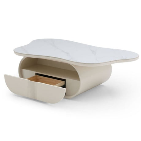 Modern-Sculptural-White-Marble-Sintered-Stone-Coffee-Table-With-Drawer-Storage