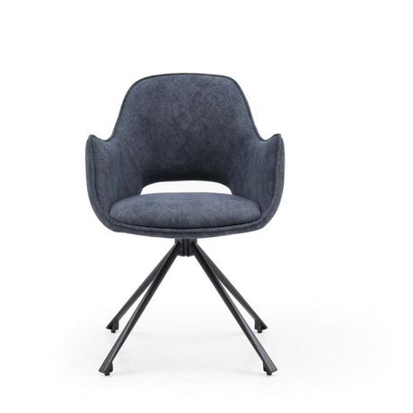 Modern-Open-Back-Dark-Blue-Fabric-Dining-Chair-Black-Metal-Pyramid-LegsModern-Open-Back-Dark-Blue-Fabric-Dining-Chair-Black-Metal-Pyramid-Legs