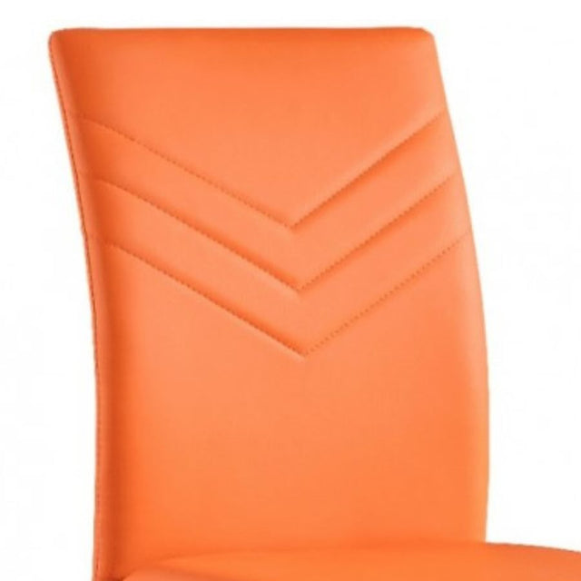 Modern-Orange-Faux-Leather-Dining-Chair-With-Double-Arrow-Stitch-_-Metal-Legs-Set-of-4