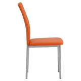 Modern-Orange-Faux-Leather-Dining-Chair-With-Double-Arrow-Stitch-_-Metal-Legs-Set-of-4