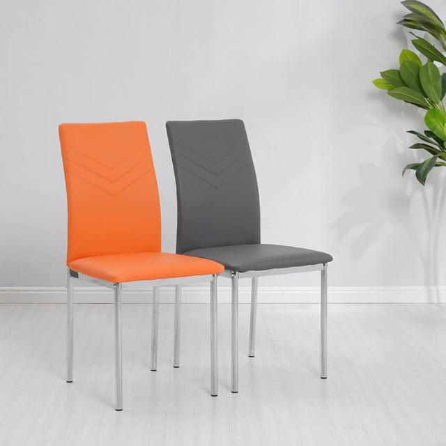 Modern-Orange-Faux-Leather-Dining-Chair-With-Double-Arrow-Stitch-_-Metal-Legs-Set-of-4