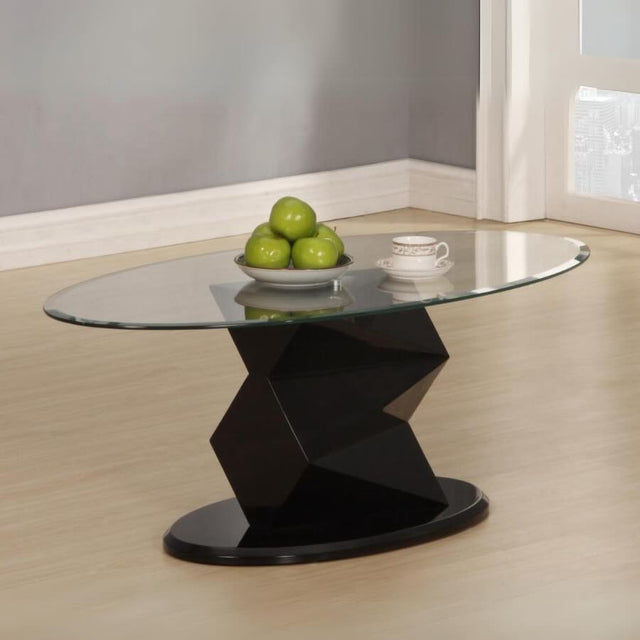 Modern-Oval-Glass-Coffee-Table-With-Black-High-Gloss-Architectural-Pedestal-Base-120cm