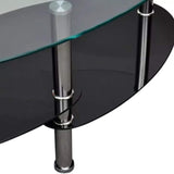 Modern-Oval-Glass-Top-Coffee-Table-With-Black-High-Gloss-Double-Shelf-Metal-Legs-90cm