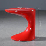 Modern-Oval-Red-High-Gloss-Side-Table