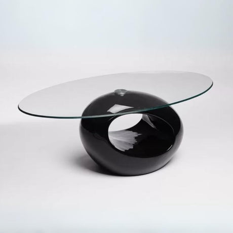 Modern-Oval-Tempered-Glass-Top-Coffee-Table-With-Black-High-Gloss-Hollow-Base-110cm