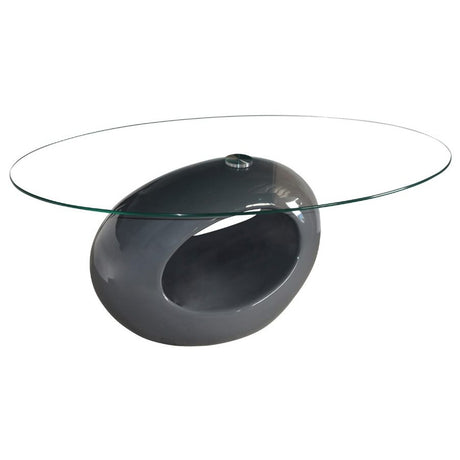 Modern-Oval-Tempered-Glass-Top-Coffee-Table-With-Grey-High-Gloss-Hollow-Base-110cm