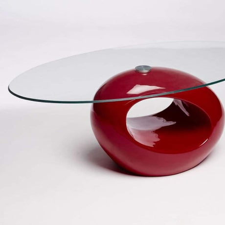 Modern-Oval-Tempered-Glass-Top-Coffee-Table-With-Red-High-Gloss-Hollow-Base-110cm