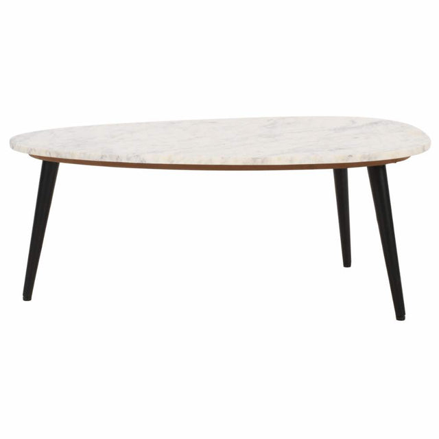 Modern-Oval-White-Marble-Coffee-Table-Black-Metal-Legs-90cm