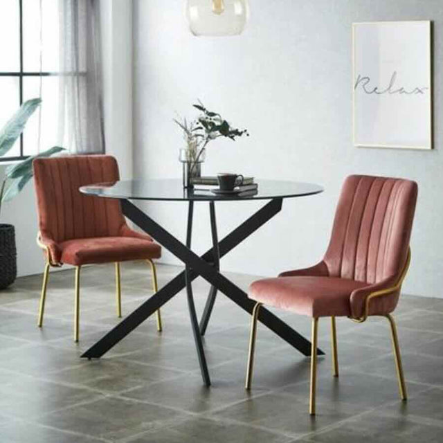 Modern-Pink-Velvet-Vertically-Stitched-Dining-Chair-With-Gold-Legs-Set-of-4