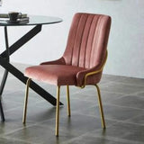 Modern-Pink-Velvet-Vertically-Stitched-Dining-Chair-With-Gold-Legs-Set-of-4