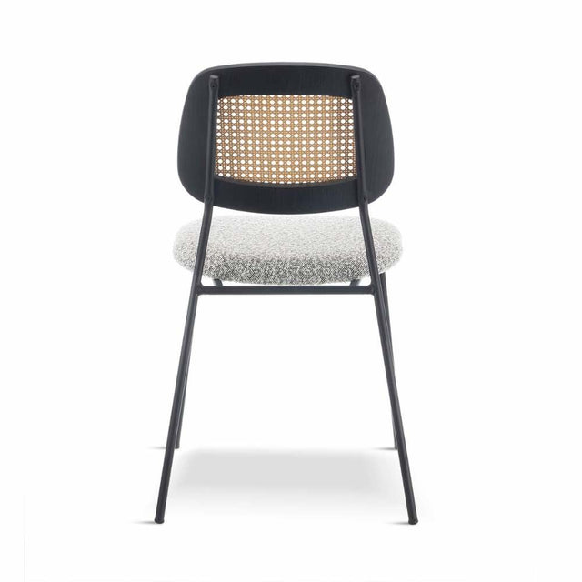 Modern-Rattan-_-Grey-Boucle-Dining-Chair-Black-Metal-Legs