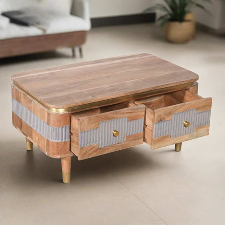 Modern-Rectangular-Acacia-Wood-Coffee-Table-With-Drawers-85cm