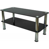 Modern-Rectangular-Black-Glass-Coffee-Table-With-Black-Glass-Shelf-_-Metal-Legs-100cm