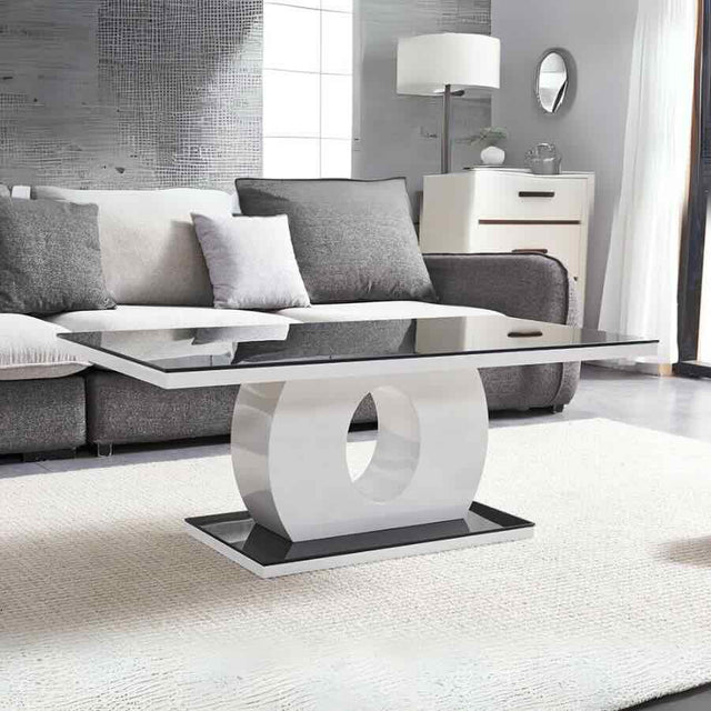 Modern-Rectangular-Black-High-Gloss-Coffee-Table-With-White-Pedestal-Base-120cm