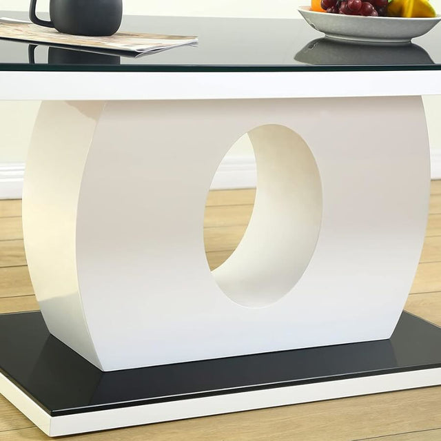 Modern-Rectangular-Black-High-Gloss-Coffee-Table-With-White-Pedestal-Base-120cm