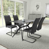 Modern-Rectangular-Black-Stone-Dining-Table-And-4-Black-Leather-Dining-Chairs-Kitchen-Table-Set-120cm