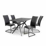 Modern-Rectangular-Black-Stone-Dining-Table-And-4-Black-Leather-Dining-Chairs-Kitchen-Table-Set-160cm