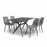 Modern-Rectangular-Black-Stone-Dining-Table-And-4-Grey-Velvet-Dining-Chairs-Kitchen-Table-Set-160cm