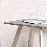 Modern-Rectangular-Concrete-Effect-Side-Table-With-Stainless-Steel-Legs-50cm