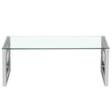 Modern-Rectangular-Glass-Coffee-Table-With-Geometric-Silver-Metal-Base-120cm