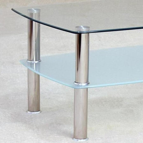 Modern-Rectangular-Glass-Coffee-Table-With-Opaque-Glass-Shelf-_-Metal-Legs-100cm