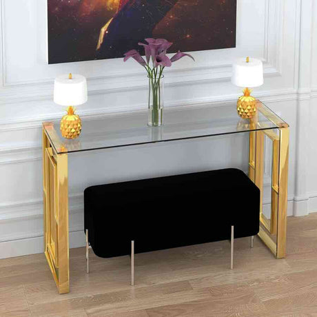 Modern-Rectangular-Glass-Console-Hallway-Table-With-Modern-Gold-Metal-Base-120cm