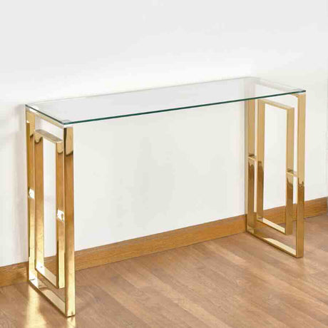 Modern-Rectangular-Glass-Console-Hallway-Table-With-Modern-Gold-Metal-Base-120cm