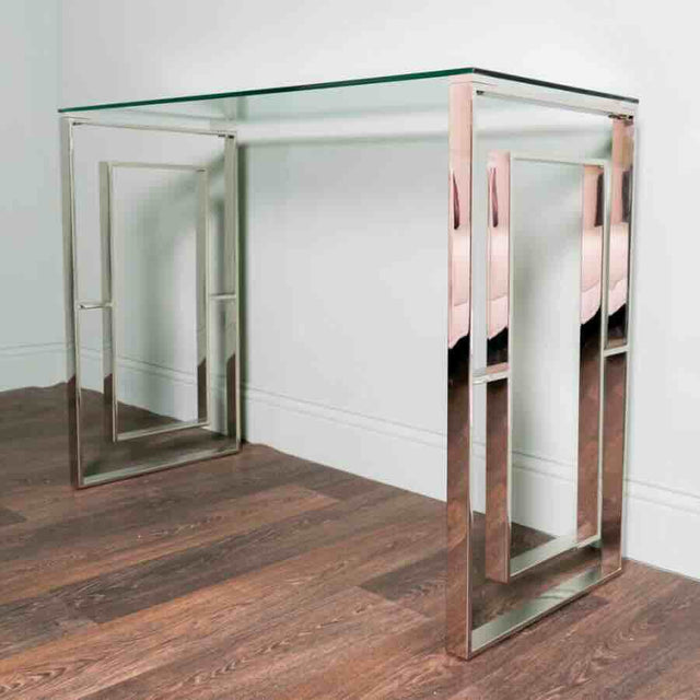 Modern-Rectangular-Glass-Console-Hallway-Table-With-Modern-Stainless-Steel-Base-120cm