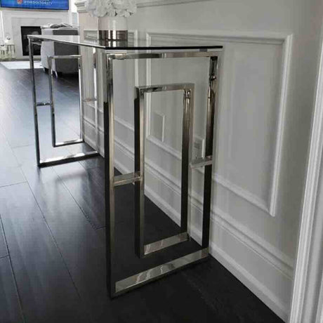 Modern-Rectangular-Glass-Console-Hallway-Table-With-Modern-Stainless-Steel-Base-120cm