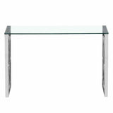 Modern-Rectangular-Glass-Console-Hallway-Table-With-Modern-Stainless-Steel-Base-120cm